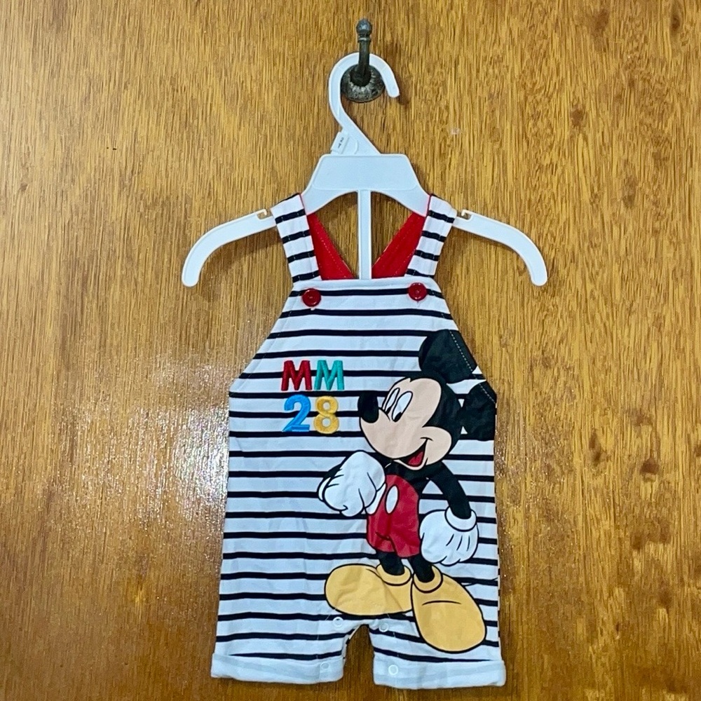 **Mickey Mouse Disney Baby Overalls**